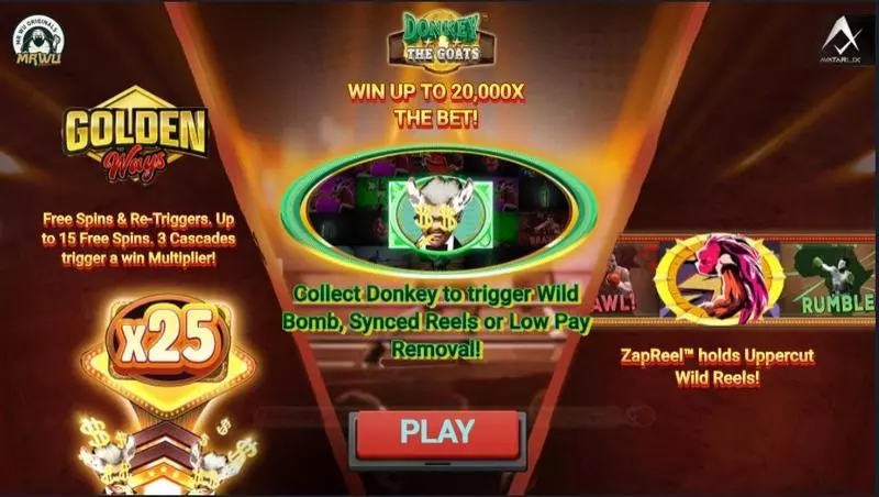 DonKey & the GOATs AvatarUX Slot Game released in October 2023 - Re-Spin