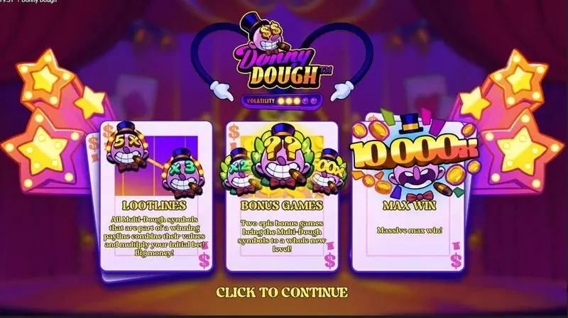 Donny Dough Hacksaw Gaming Slot Game released in August 2024 - Bonus Buy