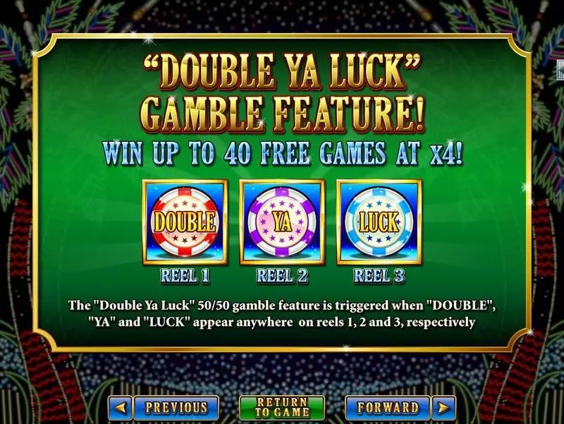 Double Ya Luck RTG Slot Game released in January 2015 - Free Spins