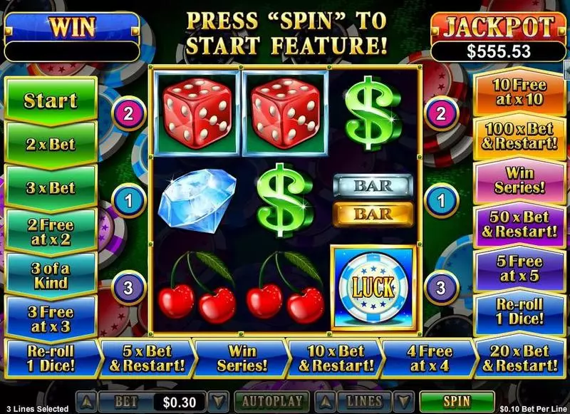 Double Ya Luck RTG Slot Game released in January 2015 - Free Spins