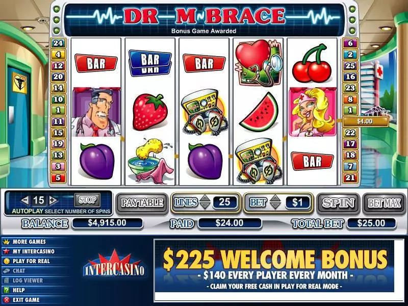 Dr M Brace CryptoLogic Slot Game released in   - Free Spins