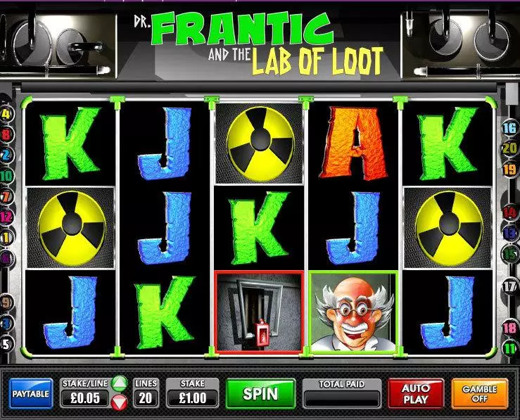 Dr.Frantic and the Lab of Loot Games Warehouse Slot Game released in   - Multi Level