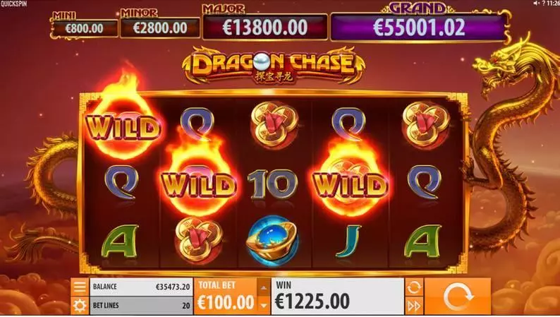 Dragon Chase Quickspin Slot Game released in   - Free Spins