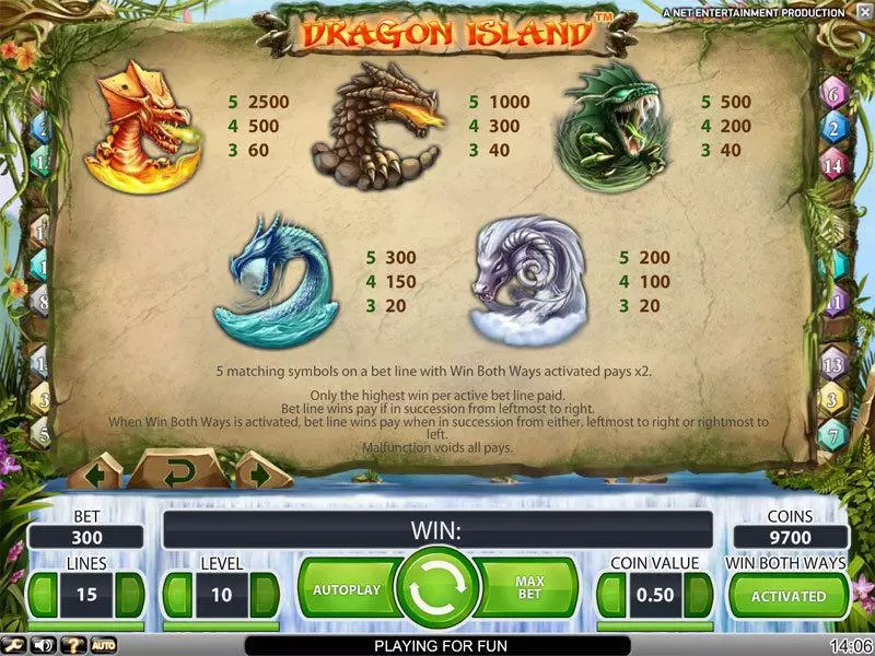 Dragon Island NetEnt Slot Game released in   - Free Spins