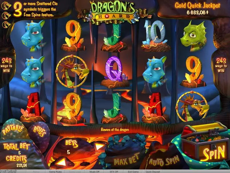 Dragon's Hoard bwin.party Slot Game released in   - Jackpot bonus game