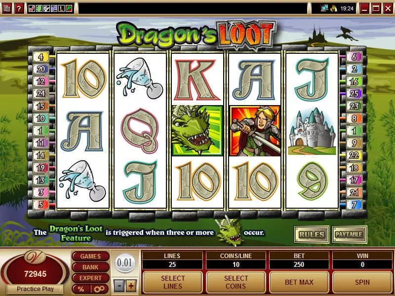 Dragon's Loot Microgaming Slot Game released in   - Free Spins