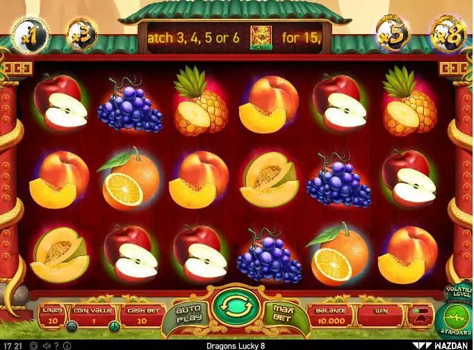 Dragons Lucky 8 Wazdan Slot Game released in August 2019 - Free Spins