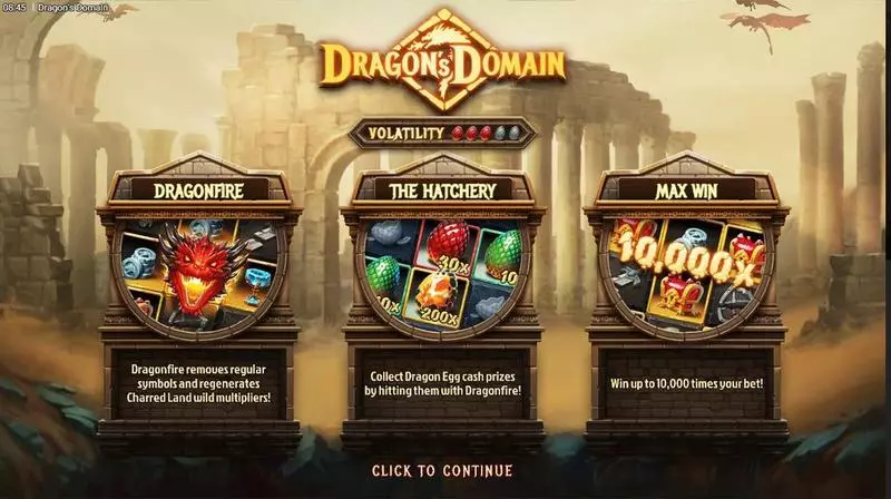 Dragon’s Domain Hacksaw Gaming Slot Game released in August 2024 - Collect and Win