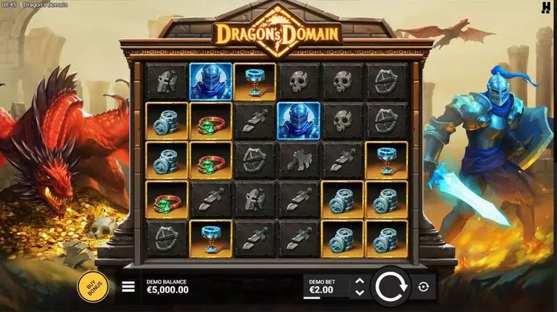 Dragon’s Domain Hacksaw Gaming Slot Game released in August 2024 - Collect and Win