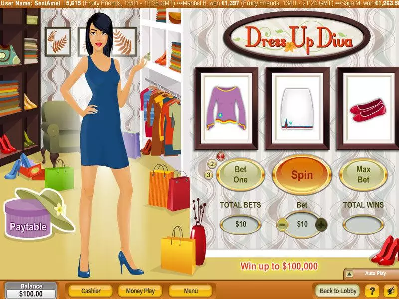 Dress Up Diva NeoGames Slot Game released in   - 