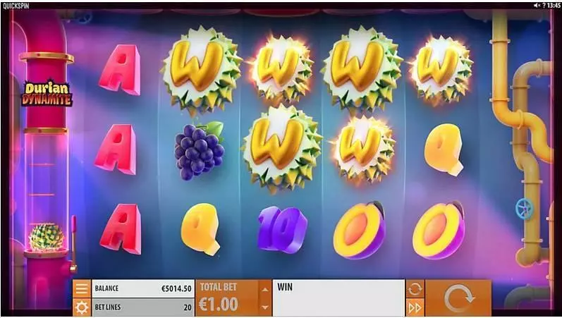 Durian Dynamite Quickspin Slot Game released in April 2019 - Free Spins