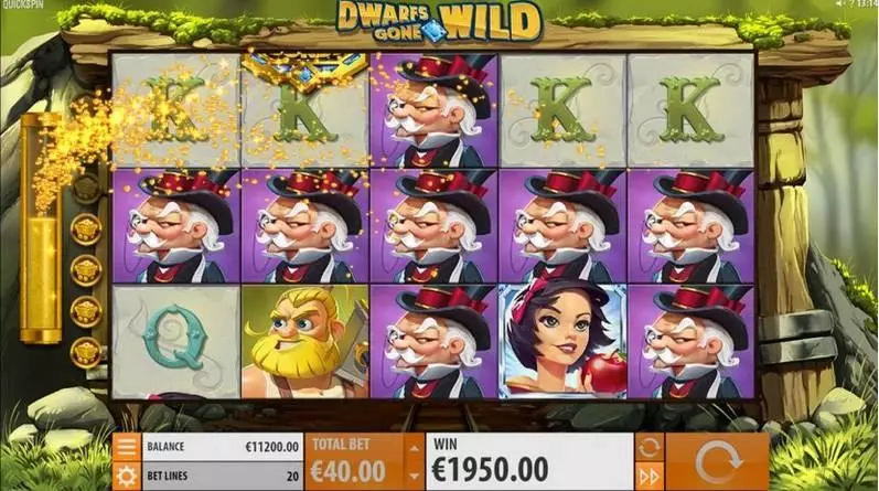 Dwarfs Gone Wild Quickspin Slot Game released in June 2018 - Bonus Meters