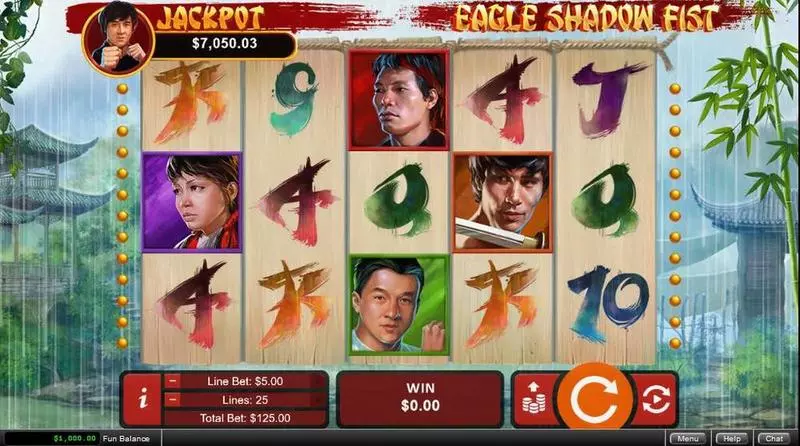 Eagle Shadow Fist RTG Slot Game released in February 2018 - Free Spins