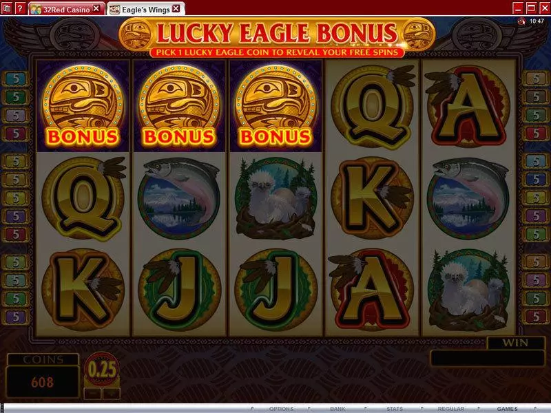 Eagle's Wings Microgaming Slot Game released in   - Free Spins
