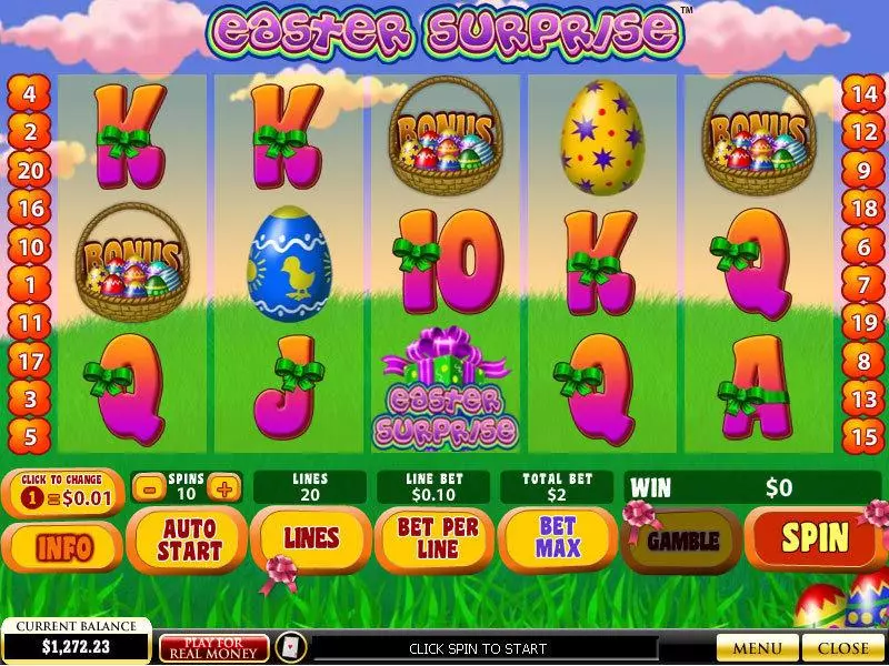 Easter Surprise PlayTech Slot Game released in   - Free Spins