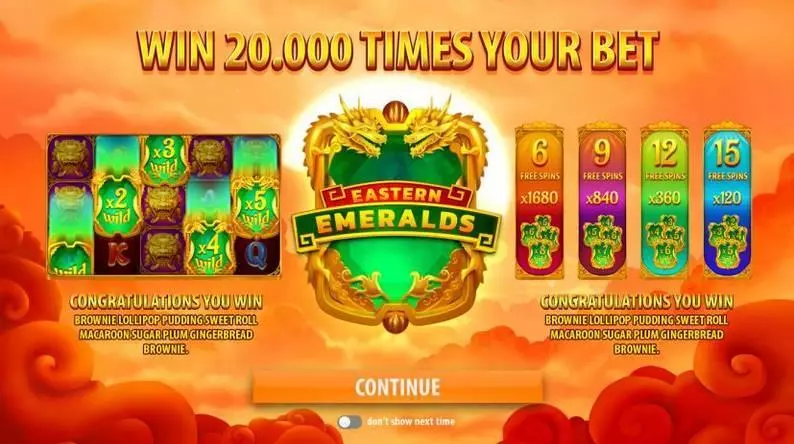 Eastern Emeralds Quickspin Slot Game released in July 2018 - Free Spins
