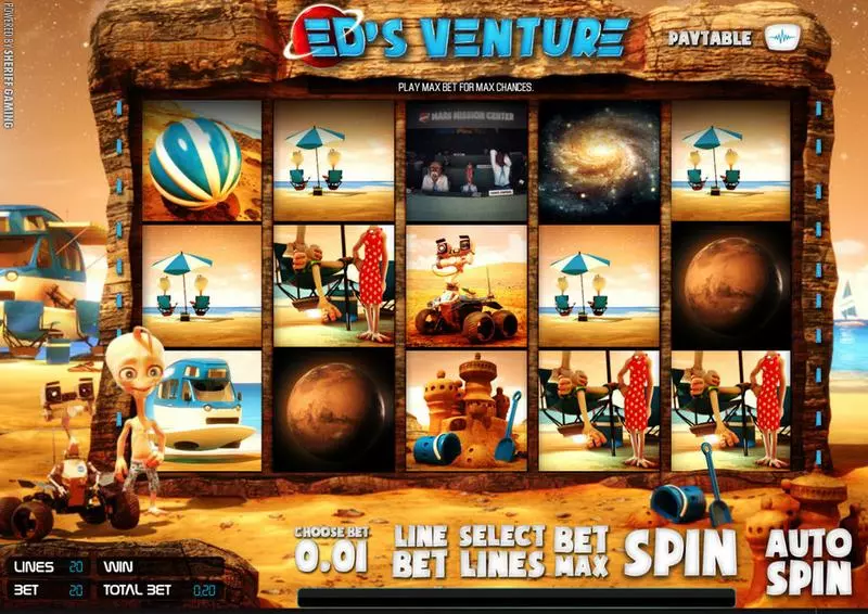 Ed's Venture Sheriff Gaming Slot Game released in   - Multi Level