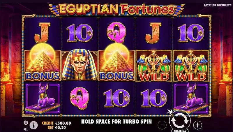 Egyptian Fortunes Pragmatic Play Slot Game released in April 2019 - Free Spins