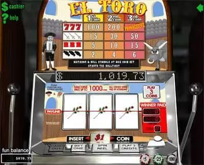 El Toro RTG Slot Game released in   - Second Screen Game