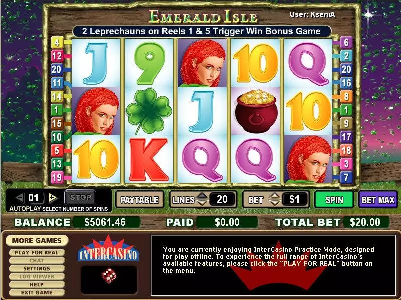 Emerald Isle CryptoLogic Slot Game released in   - Free Spins