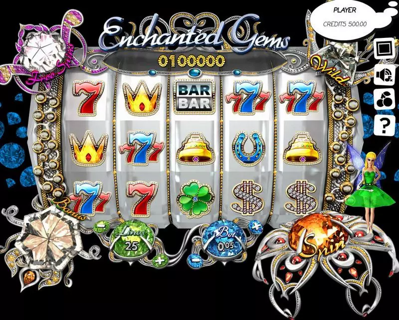 Enchanted Gems Slotland Software Slot Game released in   - Second Screen Game