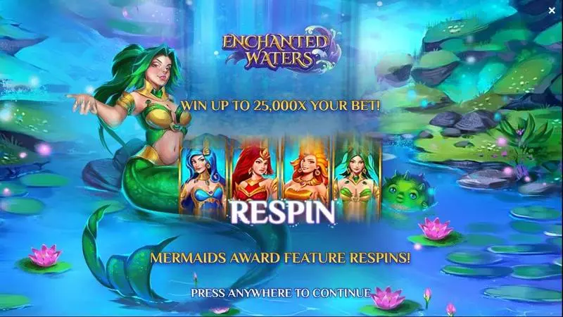 Enchanted Waters  Yggdrasil Slot Game released in August 2023 - Re-Spin