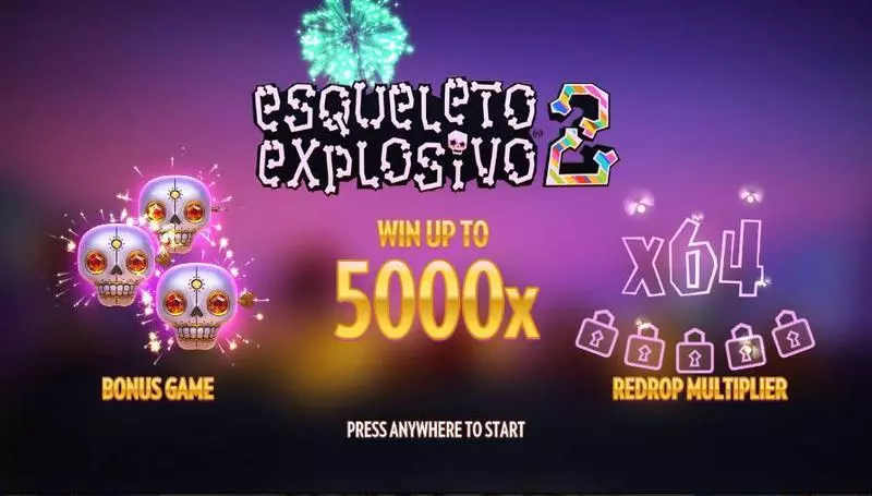 Esqueleto Explosivo 2 Thunderkick Slot Game released in January 2020 - Free Spins