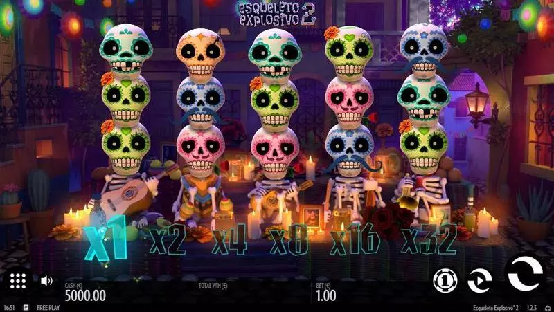 Esqueleto Explosivo 2 Thunderkick Slot Game released in January 2020 - Free Spins