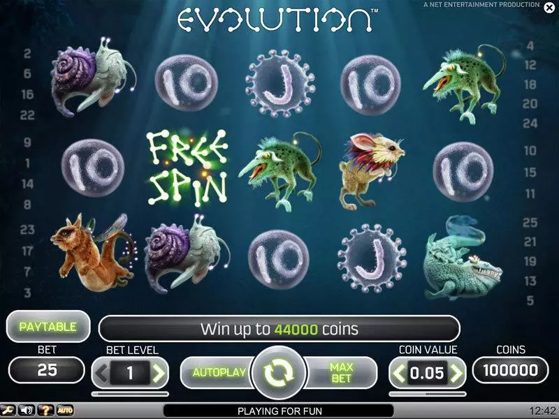 Evolution NetEnt Slot Game released in   - Free Spins