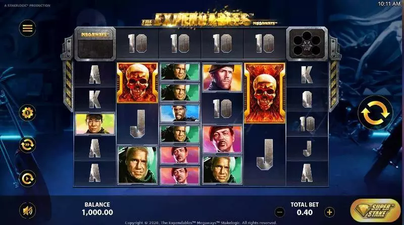 Expendables Megaways StakeLogic Slot Game released in January 2020 - Free Spins