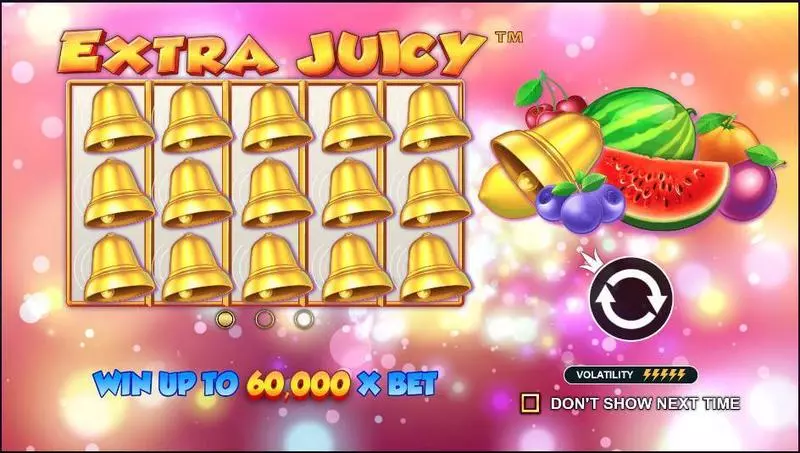 Extra Juicy Pragmatic Play Slot Game released in March 2019 - Free Spins