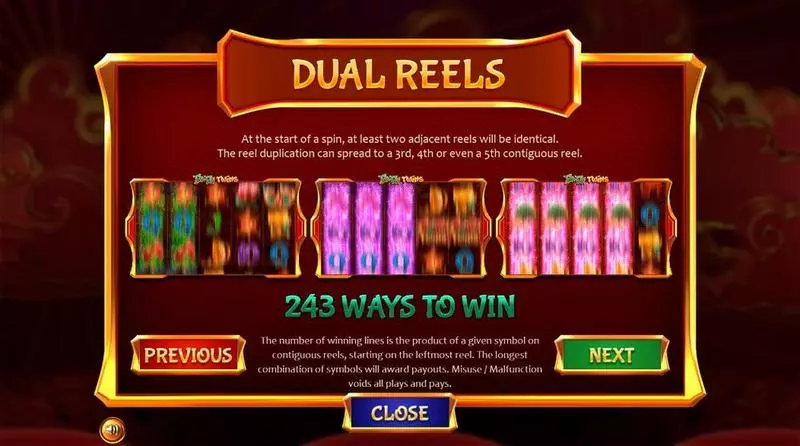 Fa-Fa Twins BetSoft Slot Game released in March 2017 - Dual