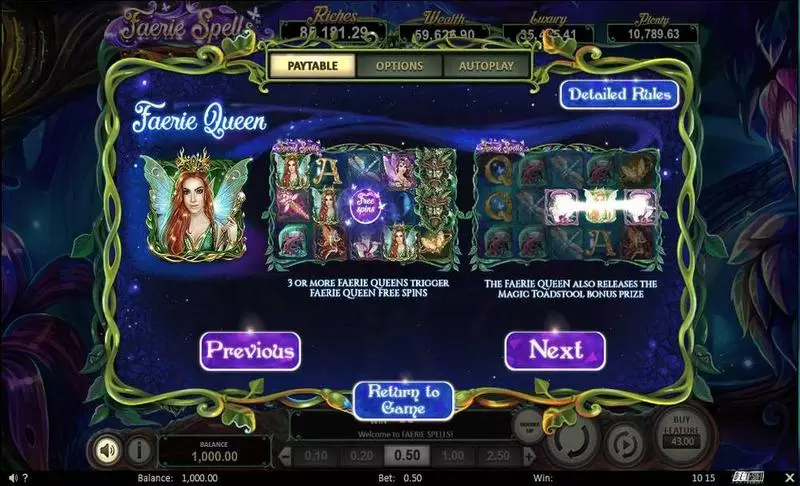 Faerie Spells BetSoft Slot Game released in January 2019 - 