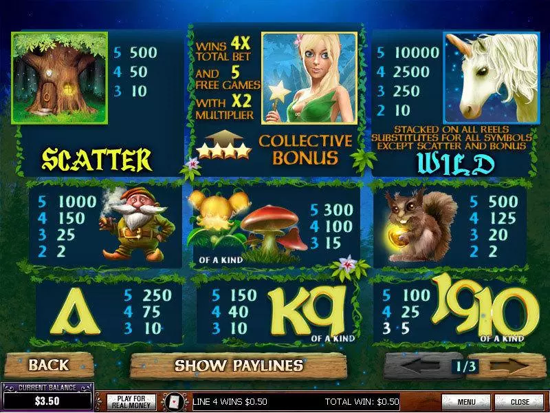 Fairy Magic PlayTech Slot Game released in   - Free Spins