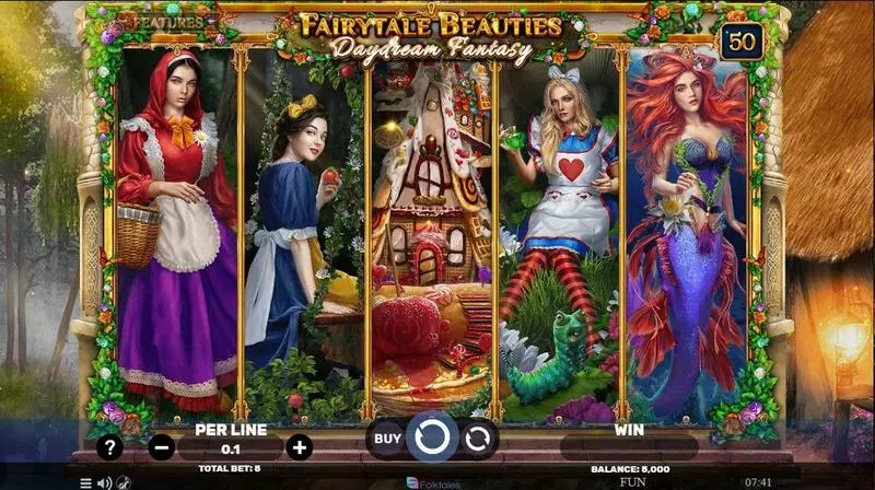 Fairytale Beauties – Daydream Fantasy Spinomenal Slot Game released in April 2024 - Buy Feature