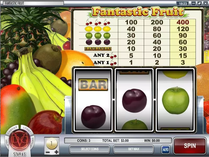 Fantastic Fruit Rival Slot Game released in   - 