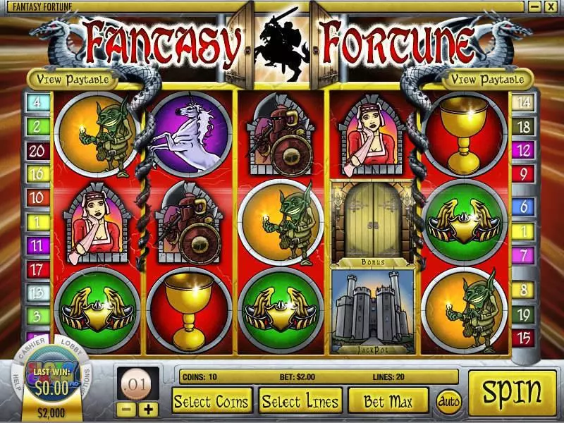 Fantasy Fortune Rival Slot Game released in November 2007 - Free Spins
