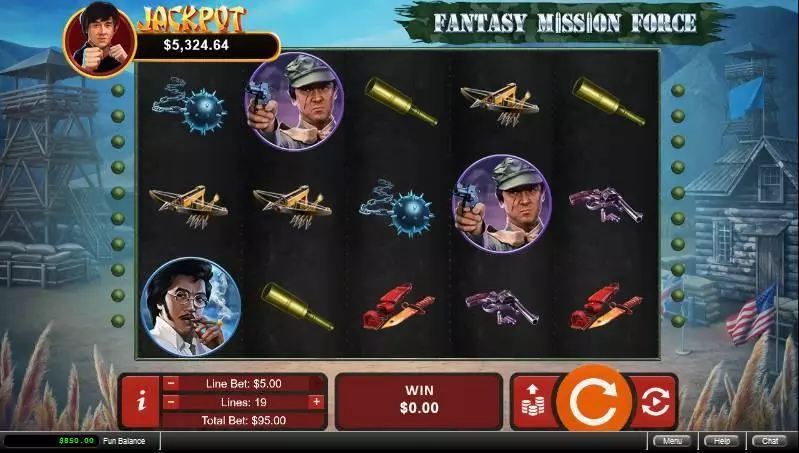 Fantasy Mission Force RTG Slot Game released in February 2018 - Free Spins