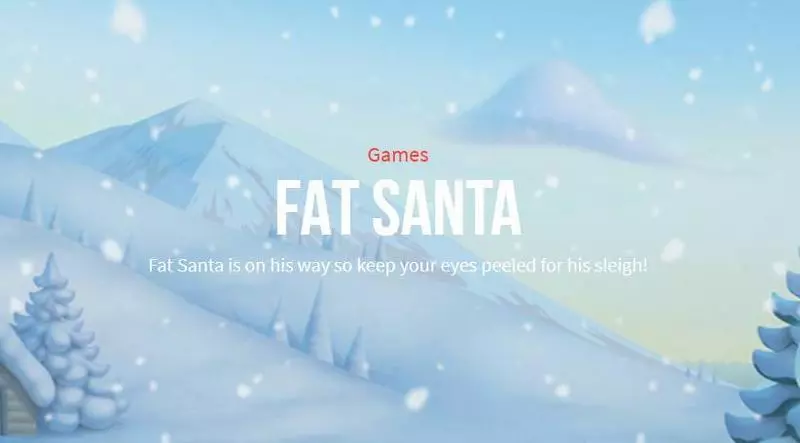 Fat Santa Push Gaming Slot Game released in December 2018 - Free Spins