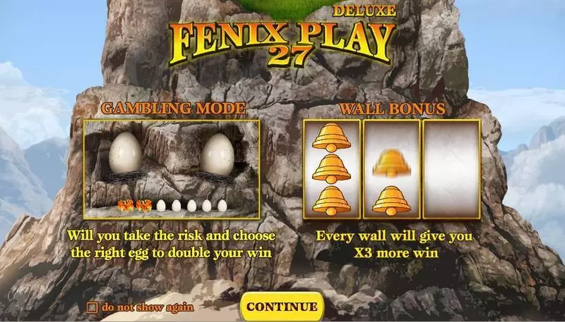 Fenix Play 27 Deluxe Wazdan Slot Game released in September 2017 - 