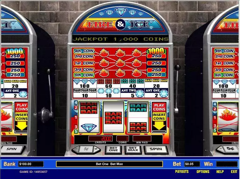Fire and Ice 5 Line Parlay Slot Game released in   - 