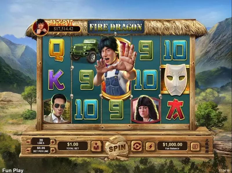 Fire Dragon RTG Slot Game released in April 2019 - Free Spins