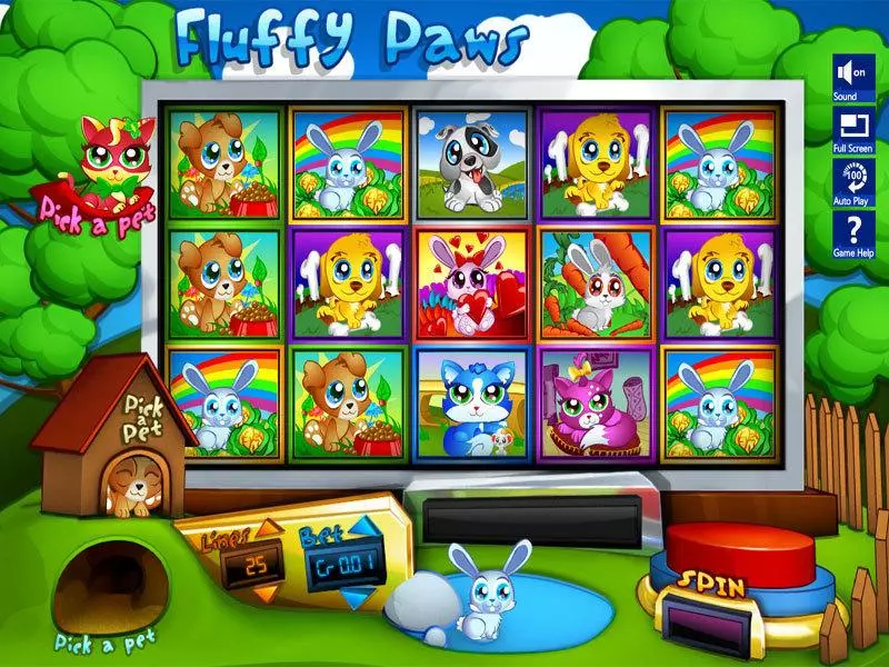 Fluffy Paws Slotland Software Slot Game released in   - Free Spins
