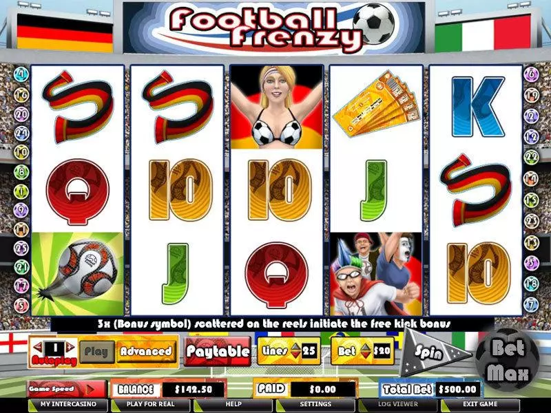 Football Frenzy CryptoLogic Slot Game released in   - Free Spins