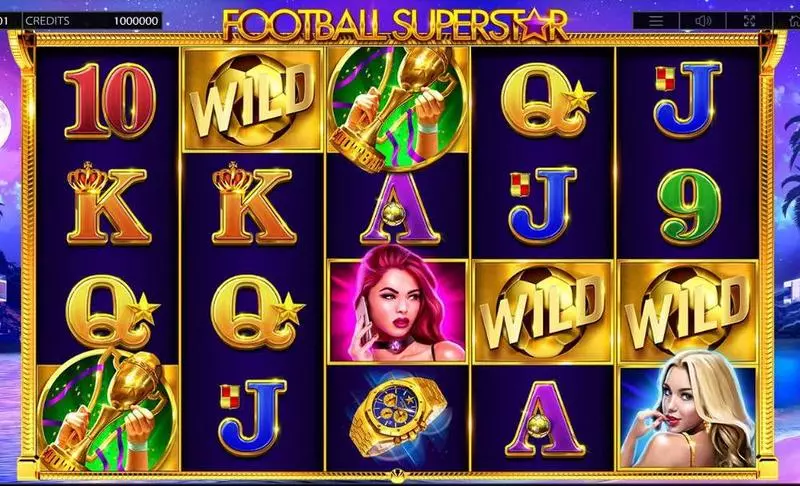 Football Superstar Endorphina Slot Game released in June 2018 - Free Spins