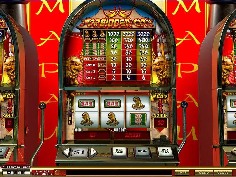 Forbidden City PlayTech Slot Game released in   - 