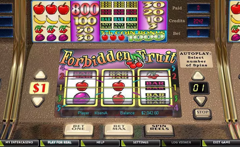 Forbidden Fruit CryptoLogic Slot Game released in   - 