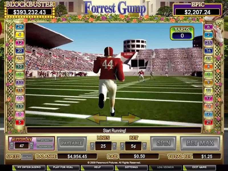 Forrest Gump CryptoLogic Slot Game released in   - Second Screen Game