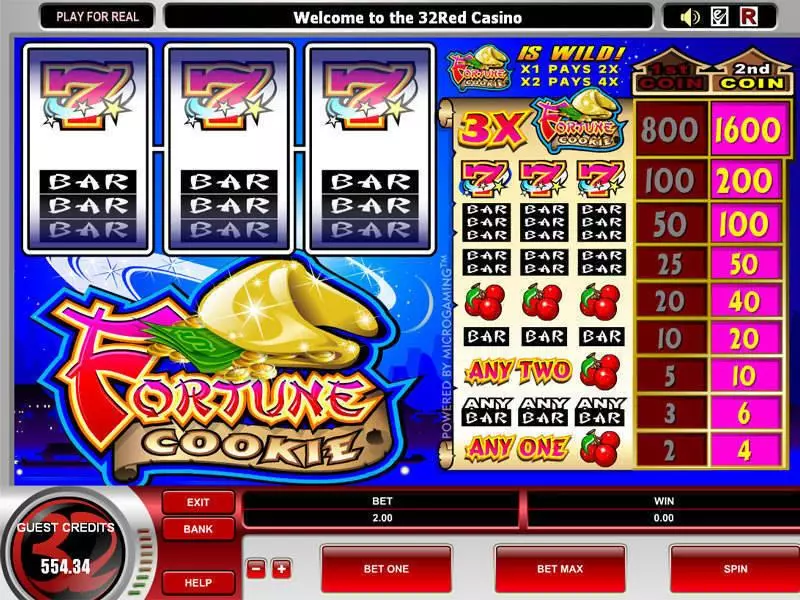 Fortune Cookie Microgaming Slot Game released in   - 