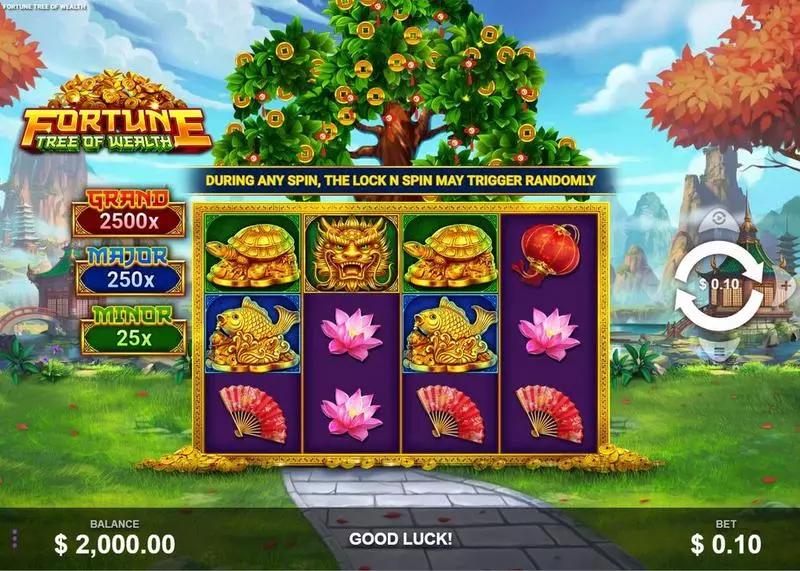 Fortune Tree of Wealth Wizard Games Slot Game released in August 2024 - Lock and Spin